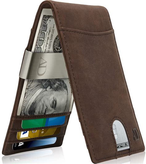 rfid wallet with money clip